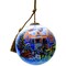 Homeroots Christmas Home and Horse Carriage Hand Painted Mouth Blown Glass Ornament 477438 - alternate 4