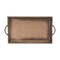 Homeroots 19in Brown Wood Handmade Serving Tray With Handles 399625 - alternate 8