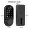 Wrightmaster Single Cylinder Smart Lock Deadbolt with Fingerprint, Privacy Codeing, Numeric Keypad ZR-AF06-1 - alternate 9