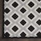 Homeroots 7' X 10' Black And White Geometric Indoor Outdoor Area Rug 546861 - alternate 9