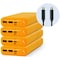 Jar Systems ACTIVE CHARGE YELLOW POWER BANKS WITH USB-C TO USB-C CABLES - 4X 20,000 MAH ACTI PBYLUSBC - alternate 1