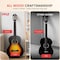 Pyle Beginner Acoustic Guitar Kit, 1/2 Junior Size All Wood Instrument with Full Accessory Kit, Picks PGACLS40SBD - alternate 5