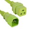 Sanoxy 6ft 14 AWG 15A 250V Power Cord IEC320 C14 to IEC320 C19, Green SNX-CBL-LDR-PW134-4206 - alternate 1
