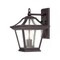 Homeroots XL Antique Bronze Birdhouse Shape Outdoor Wall Light 398367 - alternate 5