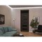 Vdomdoors Aluminum Door Iron 0255 Black Entry Steel Metal Classic Painted 36 x 96 (36 x 80+16)-Left Inswing IRON0255EXD-BLK-W36xH80+16-LH-I - alternate 3