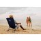 Picnic Time Family Of Brands NCAA Rhode Island Rams Monaco Reclining Backpack Beach Chair, Outdoor Folding Lounge Chair 790-00-138-934-0 - alternate 2
