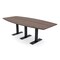 Skutchi Designs 8ft Boat Conference Table With Power | Harmony Series | 8 Person Meeting Room Table HAR-BOT-48X96-T.BK-H3041-NA - alternate 1