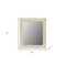 Homeroots 40" White Solid Wood Framed Accent Mirror 521573 - alternate 5