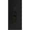 Vdomdoors Front Exterior Prehung Steel Door Ronex1477 Black Enamel Stainless Inserts Entry Metal Modern RONEX1477EXD-BLK-W36xH80-LH-I - alternate 1