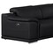 Homeroots Black Leather Modular U Shaped Ten Piece Corner Sectional With Console 643932 - alternate 5