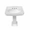 Whitehaus Collection Whitehaus Colleciton Pedestal Sink B-LO924-LO905-3H - alternate 7