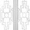 Homeroots 62" White Metal Corner Bookcase 366068 - alternate 10