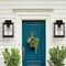 Jonathan Y Vaughn 7.25" 1-Light Iron/Glass Modern Rustic Cube LED Outdoor Sconce, Oil Rubbed Bronze, 2PK JYL7607A-SET2 - alternate 9