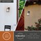 Vaxcel Sutton, 9.5 in H, Black Outdoor Wall Sconce, Seeded Glass, LED Compatible T0817 - alternate 9