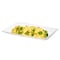 Smarty Had A Party 11" x 16" Clear Rectangular with Groove Rim Plastic Serving Trays (24 Trays), 24PK 7924-CASE - alternate 9