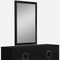 Homeroots 63" X 20" X 30" Black Double Dresser Extension 370686 - alternate 3