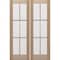 Doornmore G106, 66.5" x 98" ( 2x32" Door) Left Hand, Mahogany SDL 6 Lite Exterior Door G106-SW-3296_2_LI - alternate 11