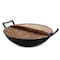 Megachef 2 Piece 14 Inch Heavy Duty Cast Iron Wok with Wood Lid MCCI-800 - alternate 9