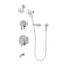 Symmons Identity HydroMersion Double Handle Tub and Shower Diverter Trim Kit (Valve Not Included) 679615TRM - alternate 1