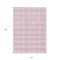 Homeroots 8' X 10' Pink And Gray Plaid Washable Indoor Outdoor Area Rug 595508 - alternate 9