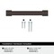 Amerock Bridgeport 3-3/4 inch (96mm) Center-to-Center Oil-Rubbed Bronze Cabinet Pull, 25PK 25VMP37031ORB - alternate 4