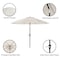 Pure Garden 10-Foot Outdoor Tilting Patio Umbrella and Base, Tan 50-100-TB - alternate 6