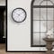 Clockswise 14-inch Non-Ticking Quartz Wall Clock with Thermometer & Hygrometer - Battery Operated QI004748.BK.14 - alternate 10