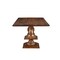 Homeroots 75" Dark Brown Wood Double Pedestal Base Dining Table 554334 - alternate 9