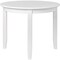 Homeroots 39" White Solid Wood Round Top Dining Table 569345 - alternate 9