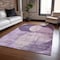 Homeroots 8' X 10' Purple And Lavender Geometric Washable Indoor Outdoor Area Rug 604926 - alternate 9