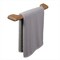 Homeroots 14in Traditional Solid Teak Towel Bar 475858 - alternate 5