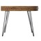 Homeroots 38" Brown and Black Solid Manufactured Wood Writing Desk With Two Drawers 389437 - alternate 7