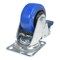 Vestil Elastic Rubber Swivel With Total Brake Caster 4 In. Diameter x 2 In. Width 550 lb Blue/Black CST-BB-4X2ER-SWTB - alternate 7