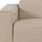 Homeroots 93in Cream and Brown Leather Power Reclining Loveseat With Storage 720539 - alternate 9