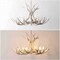 Jonathan Y Eldora 33" 6-Light Rustic Farmhouse Adjustable Resin Antler LED Chandelier, Beige JYL6318B - alternate 11