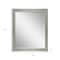 Homeroots 33" Silver Solid Wood Framed Accent Mirror 632812 - alternate 5