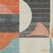 Homeroots 5' X 8' Gray Gold And Salmon Geometric Washable Indoor Outdoor Area Rug 617981 - alternate 9