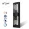Beyond Led Technology ARC, LED Crystal Wall Sconce, 20 Watt, 800 LM, Adj CCT 2700K-5000K, 120V, 18 inch, IP65 157036 - alternate 10
