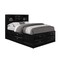 Homeroots Solid Wood Full Black Eight Drawers Bed 383801 - alternate 6