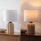 Jonathan Y Royce 18.25" Rustic Farmhouse Fluted Scalloped Gourd Resin/Metal LED Table Lamp, Antique Light B, 2PK JYL5608A-SET2 - alternate 8