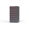 Strong Hold 7 drawer cabinet - (1x 5ft, 6x 7ft) - Red accents - Keyed Alike S3060-PPAAS-0701DS - alternate 3