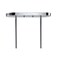 Jonathan Y Doris 41" 4-light Linear Metal/Crystal LED Pendant, Chrome JYL7401A - alternate 14
