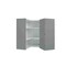Cambridge Radiance 24in Wx 12in D x36in H Ready to Assemble Slab Corner Diagonal Kitchen Cabinet in Matte Grey SA-WC2436-MG-KIT - alternate 9