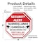 Signmission Security Alert Surveillance Cameras, 6 inch X 6 inch, Plastic Sign, 2PK OC-P-2PACK-6-328 - alternate 6