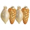 Martha Stewart Holiday Pointy Ball and Pinecone 4 Piece Ornament Set in Gold 97143.04 - alternate 1
