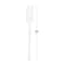 Smarty Had A Party Solid White Moderno Disposable Plastic Dessert Forks, 240PK 9340WH-SF-CASE - alternate 8