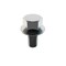 Zoro Select Not Graded, 1/2"-28 Serrated Flange Bolt, Plain Stainless Steel, 1/2 in L, 100 PK 1-SFH-25F-50 - alternate 1