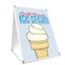 Signmission Soft Serve Vanilla Ice Cream, 36 Inch x 24 Inch A-frame Yard Sign, Plastic Sign SBC-2436-Soft Serve Vanilla Ice Cream - alternate 1