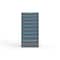 Strong Hold 9 drawer cabinet - (2x 4ft, 5x 5ft, 2x 6ft) - Blue accents - Keyed Alike S3060-PPAAS-0902FS - alternate 1