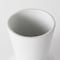 Homeroots 9" White Abstract Cylinder Ceramic Table Vase 397592 - alternate 7